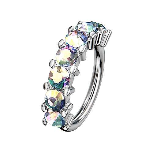 RXS01 | Silber - Rainbow | 1,2mm x 8mm