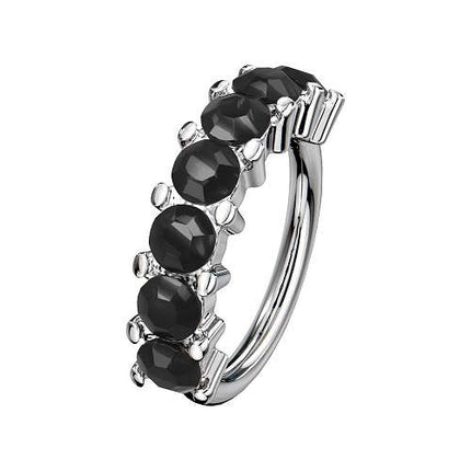 RXS01 | Silber - Schwarz  | 0,8mm x 8mm