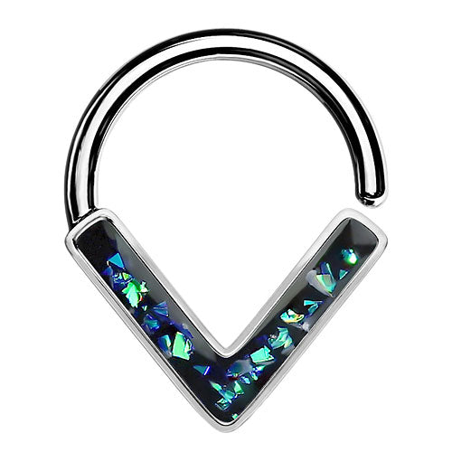 RXS08 | Silber - Dunkelgrün | 1,2mm x 8mm