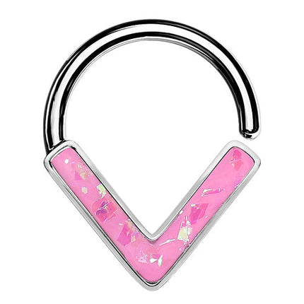 RXS08 | Silber - Pink | 1,2mm x 8mm