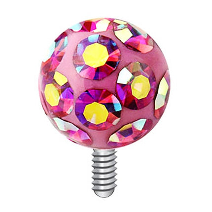 SAFD / 4mm - Pink - Rainbow