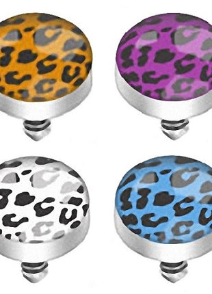 Dermal Anchor Piercing Aufsatz Kugel Leo Style