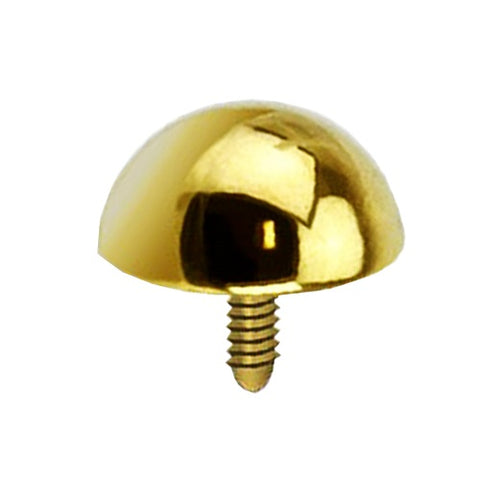 Farbige Micro Dermal Anchor Piercing Aufsatz Kugel halbrund