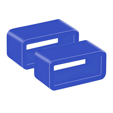 2 Stück Schlaufen - Blau | Small | 18mm