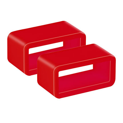 2 Stück Schlaufen - Rot | Small | 18mm