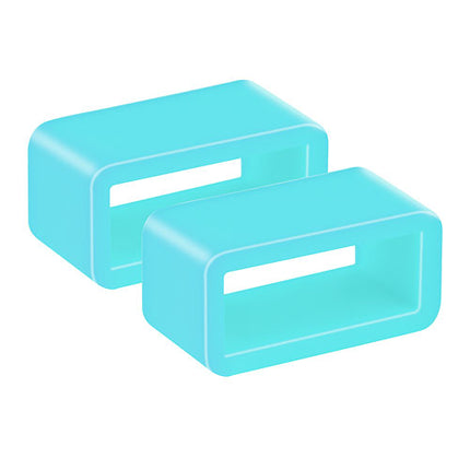 2 Stück Schlaufen - Türkis | Small | 18mm