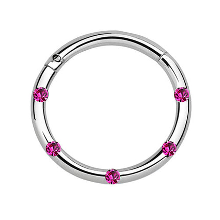 SEGH16 - Silber - Pink (Fuchsia) | 1,2mm x 8mm
