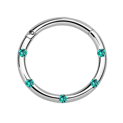 SEGH16 - Silber - Türkis (BZ) | 1,2mm x 6mm