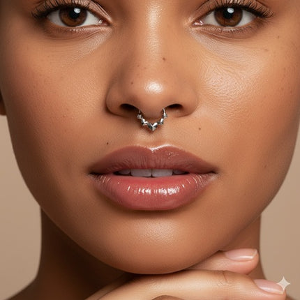 Herz Septum Piercing Ring Clicker Ohr Tragus Helix Daith Chirurgenstahl