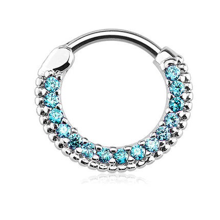 SEP2-71 | Silber - Aqua | 1,2mm