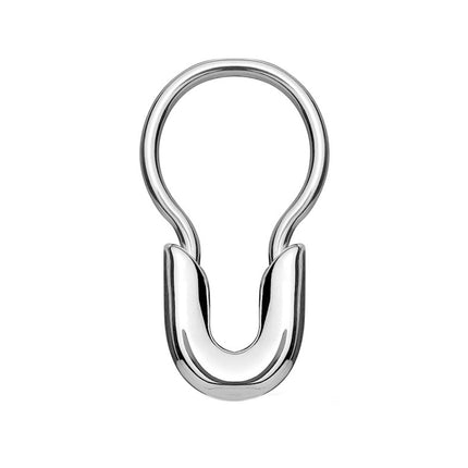 Septum Piercing Chirurgenstahl silbern Sicherheitsnadel