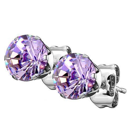 SERD / 4mm - Silber / Lila