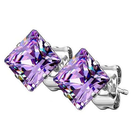 SESQ / 5mm - Silber / Lila