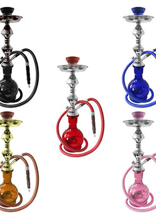 Wasserpfeife Shisha Set Hookah 1 Schlauch 46cm + Kohle