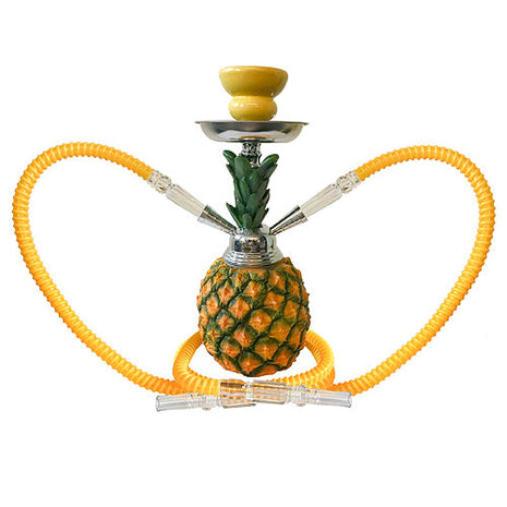 Oriental 2 Hose Water Pipe Pineapple 30cm Shisha Set incl. Coal 