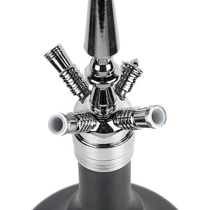 Orientalische 3 Schlauch XXL Shisha 72cm Wasserpfeife Schwarz Hookah