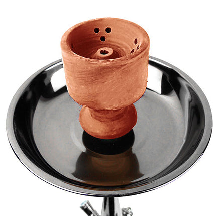 Orientalische 3 Schlauch XXL Shisha 72cm Wasserpfeife Schwarz Hookah