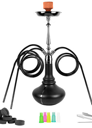 Oriental 3 Hose XXL Shisha 72cm Water Pipe Black Hookah 