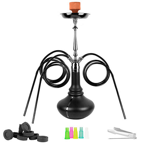 Oriental 3 Hose XXL Shisha 72cm Water Pipe Black Hookah 