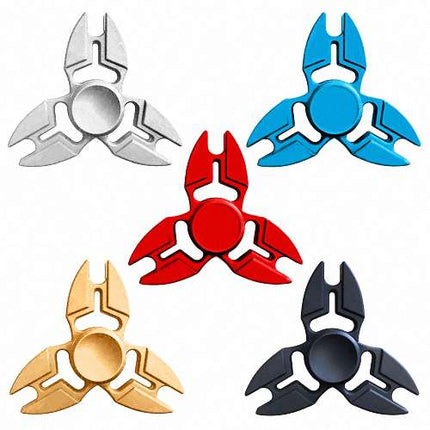 Finger Hand Spinner ADHS Anti Stress Konzentration Spielzeug Wurfstern Metall