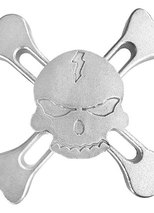 Spinner 14 / Totenkopf  - Silber