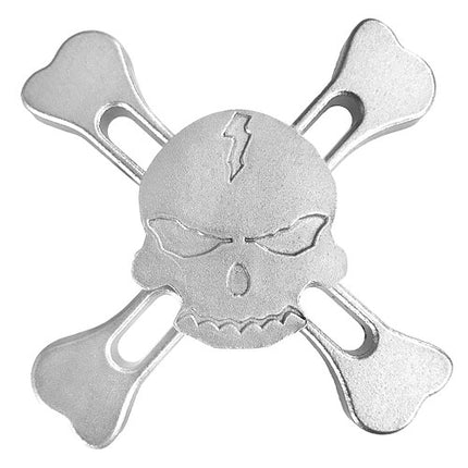 Spinner 14 / Totenkopf  - Silber