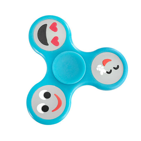 Finger Hand Spinner Fidget ADHS Anti Stress Spielzeug Glow in The Dark Smiley