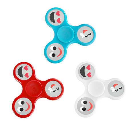 Finger Hand Spinner Fidget ADHS Anti Stress Spielzeug Glow in The Dark Smiley