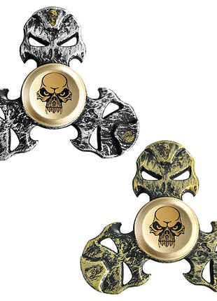 Hand Finger Spinner Fidget Anti Stress Konzentration Kreisel Totenkopf Skull