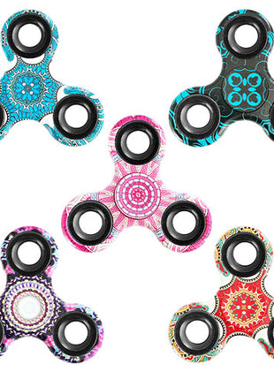 Finger Hand Spinner Fidget Pocket Anti Stress Spielzeug Orientalische Muster