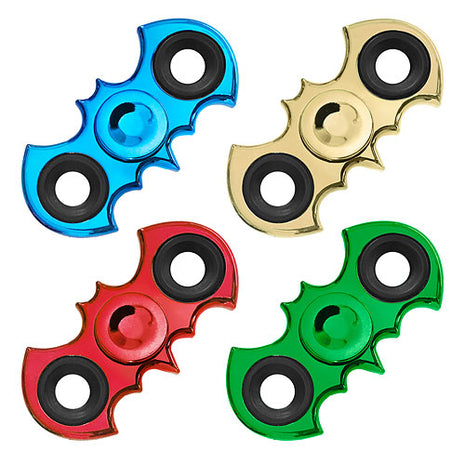 Fidget Finger Spinner ADHS Anti Stress Konzentration Batman Metallic Chrome