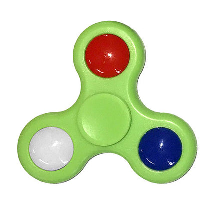 Spinner 5 / Ball mit LED - Grün