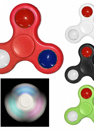 Hand Finger Spinner Fidget Anti Stress Konzentration Spielzeug LED Ball