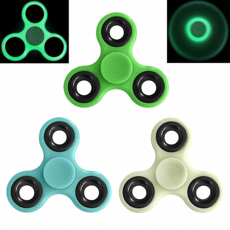 Finger Hand Spinner Fidget EDC ADHS Anti Stress Spielzeug Glow in The Dark