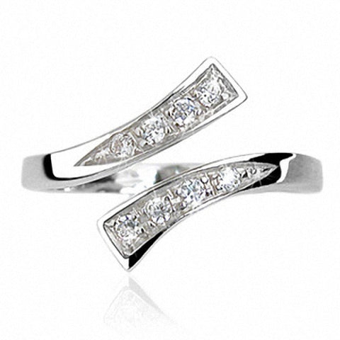 Damen Schmuck Ring 925 Silber mit Multi Zirkonia Kristallen