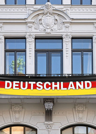 🇩🇪 Deutschland XXL Straßenbanner 360cm x 60cm Flaggen Fahne Fussball