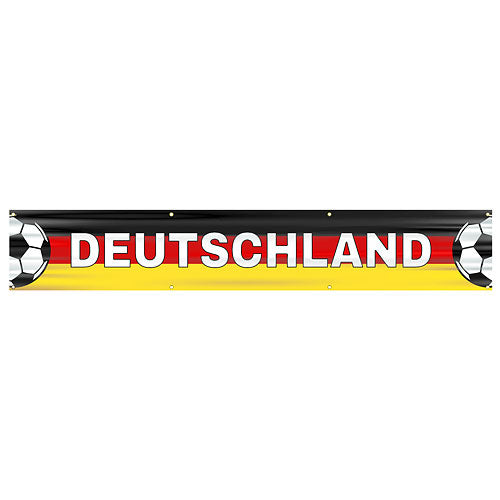 🇩🇪 Deutschland XXL Straßenbanner 360cm x 60cm Flaggen Fahne Fussball
