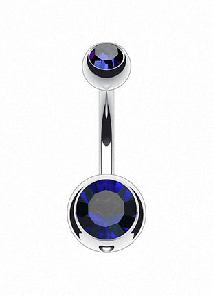 T23N04 - Silber |  Blau / 1,6mm x 12mm x 5x8mm