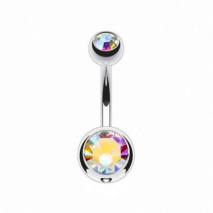 T23N04 - Silber |  Rainbow / 1,6mm x 8mm x 4x6mm