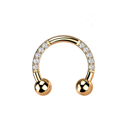 T23H05 | Rosegold - Clear | 1,2mm x 8mm x 3mm