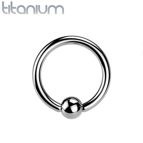 Titan Silber CBR Klemmring Tragus Ohr Septum Universal Piercing Ring