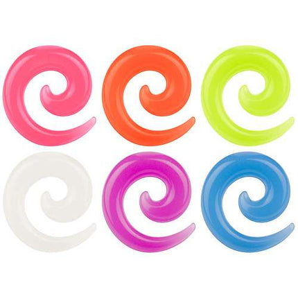 Dehnungsspirale Dehnungsschnecke - Glow in the Dark