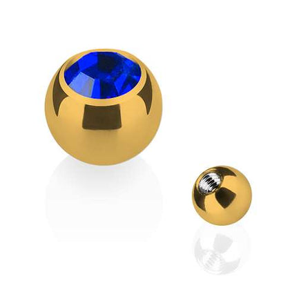 TBG03 ( Gold )  - 1,6mm x 6mm / Blau