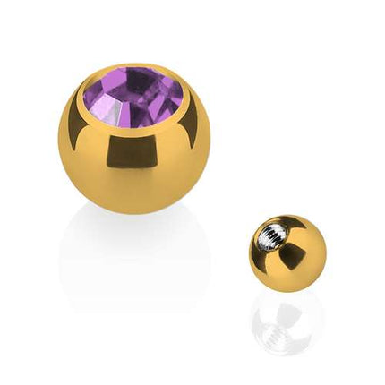 TBG03 ( Gold )  - 1,6mm x 5mm / Flieder