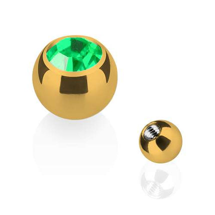 TBG03 ( Gold )  - 1,6mm x 6mm / Hellgrün