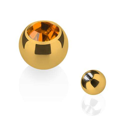 TBG03 ( Gold )  - 1,6mm x 5mm / Topaz