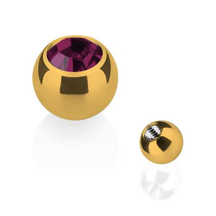 TBG03 ( Gold )  - 1,6mm x 6mm / Violett