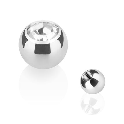 TBS03 ( Silber ) - 1,6mm x 6mm / Clear