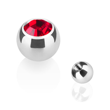 TBS03 ( Silber ) - 1,6mm x 5mm / Rot