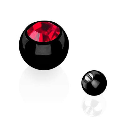 TBT03 ( Schwarz )  - 1,2mm x 3mm / Rot